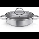 TESCOMA SteelCRAFT mély serpenyő, fedővel, 28 cm, 2 fogantyúval (780568.00)