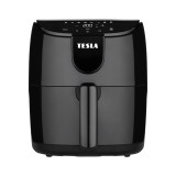 Tesla AirCook Q40, Air fryer, 1500 W, 4 L, 8 program, Digitális, Fekete, Forrólevegős sütő