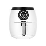 TESLA AirCook Q50 XL multifunkciós digitális forró levegő sütő, 3.8 literes, 1800W, fehér