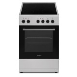 Tesla CV5400SX szabadonálló üvegkerámia lapos tűzhely inox 50cm