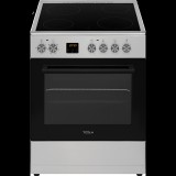 Tesla CV6400SX szabadonálló üvegkerámia lapos tűzhely inox 60cm