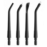 Tesla Flosser FS200 Spare Heads 4 darabos szájzuhany pótfej szett - fekete (black)