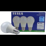 Tesla Lighting Tesla - LED izzó BULB E27, 9W, 230V, 1055lm, 25 000h, 6500K hideg fehér, 220st 3db csomagban (BL270965-3PACK)
