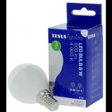 Tesla Lighting TESLA LED izzó miniglobe BULB E14, 8W, nappali fehér (MG140840-7)