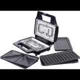 Tesla MG201BX 3in1 Szendvicssütő gofrisütő és grill 900 Watt - Fekete (MG201BX)