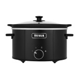 TESLA SlowCook S350, 200 W, 3.5 L, Fekete lassúfőző