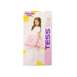 Tess 50 denes mikrofibra gyerek harisnyanadrág - Fehér 98-104