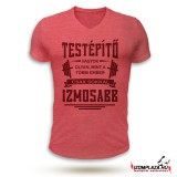 Testépítő vagyok... V-nyakú póló (XXL-es méretben rendelhető)