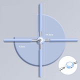 Testtartás Javító Jóga Pálca Kék Színű, Testtartás Korrigáló Edzőeszköz