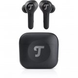 Teufel Airy TWS Pro Bluetooth Fülhallgató Headset Töltőtokban - Éjfekete (106494001)
