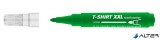 Textilmarker, 1-3 mm, kúpos, ICO "XXL T-Shirt", zöld