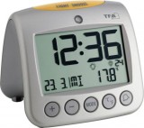 TFA 60.2514 Digitális Rádiós ébresztőóra hőmérővel - Ezüst