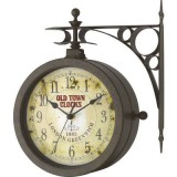 TFA Dostmann GmbH TFA Old Town nosztalgia analóg kvarc falióra és hőmérő, O 20,5 x 29,5 cm (603011)
