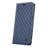 TFO Smart Caro könyvtok iPhone 16e - tengerészkék