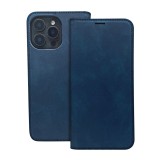 TFO Smart Suede könyvtok iPhone 11 - tengerészkék