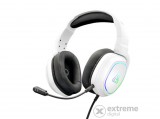 The G-Lab Fejhallgató - KORP RADIUM WHITE (mikrofon,USB, 3,5mm Jack, hangerőszabályzó, LED,nagy-párnás)