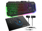 The G-Lab Gaming kit - 4 in 1 COMBO HELIUM HU (KEYZ 120 billentyűzet, KULT HELIUM egér+pad, INT 100 fülhallgató, magyar)
