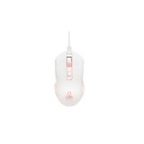 The G-Lab Vezeték nélküli Gamer Egér - KULT HELIUM WL W(3200 DPI, 6 gomb, makro, RGB LED, fehér)