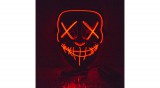 The Purge A bűn éjszakája LED világító halloween, farsangi maszk - PIROS