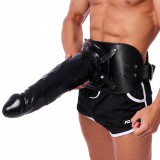 The Red Prémium bőr heveder nagy vibrátorhoz