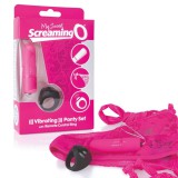 The Screaming O MySecret Screaming Pant - rádiós vibrációs bugyi - pink (S-L)