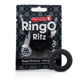 The Screaming O Screaming O Ritz - szilikon péniszgyűrű (fekete)