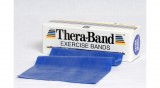 TheraBand Erősítő gumiszalag gurigában 5,5 m, extra erős, kék