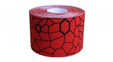 TheraBand kineziológiai tape 5 cm x 5 m, piros, fekete mintával