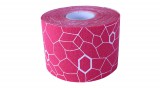 TheraBand kineziológiai tape 5 cm x 5 m, rózsaszín, fehér mintával
