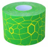 TheraBand kineziológiai tape 5 cm x 5 m, zöld, sárga mintával
