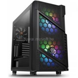 Thermaltake Commander C31 TG ARGB Fekete ablakos (Táp nélküli) ATX ház (CA-1N2-00M1WN-00)