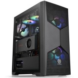 Thermaltake Commander G31 TG ARGB táp nélküli ablakos ATX számítógépház fekete (CA-1P1-00M1WN-00)