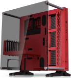 Thermaltake core p3 red edition üveg ablakos számítógépház (ca-1g4-00m3wn-03)