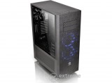 Thermaltake Core X71 Tempered Glass Edition táp nélküli ablakos ATX számítógépház, fekete