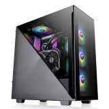Thermaltake Divider 300 TG ARGB Tempered Glass Black CA-1S2-00M1WN-01