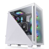 Thermaltake Divider 300 TG Snow ARGB Tempered Glass White CA-1S2-00M6WN-01