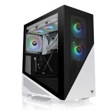 Thermaltake Divider 370 TG Snow ARGB Mid Tower Chassis Tempered Glass White/Black CA-1S4-00M6WN-00