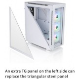 Thermaltake Divider 500 TG Snow ARGB táp nélküli ablakos ATX számítógépház fehér (CA-1T4-00M6WN-01)