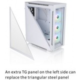 Thermaltake Divider 500 TG Snow ARGB táp nélküli ablakos ATX számítógépház fehér (CA-1T4-00M6WN-01) - Számítógépház