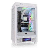 Thermaltake The Tower 200 Mini Chassis Tempered Glass Snow White CA-1X9-00S6WN-00