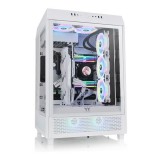 Thermaltake The Tower 500 Snow Mid Tower Chassis Tempered Glass White CA-1X1-00M6WN-00