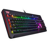 Thermaltake TT eSports Level 20 RGB (Cherry MX speed Silver) Mechanical Gaming Keyboard Black US KB-LVT-SSBRUS-01