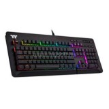 Thermaltake Ttesports Level 20 GT RGB Mechanikus Gamer Billentyűzet (Cherry MX Blue) USB, US (fekete) (GKB-LVG-BLBRUS-01)