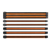 Thermaltake TtMod Sleeve moduláris tápkábel kit 30 cm (fekete-narancs)