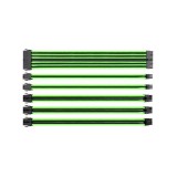 Thermaltake TtMod Sleeve moduláris tápkábel kit 30 cm (fekete-zöld)