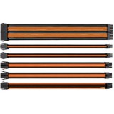 Thermaltake TtMod Sleeve moduláris tápkábel kit hosszabbító 0.3m fekete-narancssárga