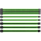 Thermaltake TtMod Sleeve moduláris tápkábel kit hosszabbító 0.3m fekete-zöld