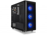 Thermaltake Versa J23 TG RGB ablakos (Táp nélküli) ATX ház, fekete