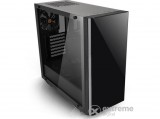 Thermaltake View 21 Tempered Glass Edition táp nélküli ablakos ATX számítógépház, fekete