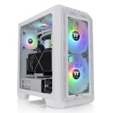Thermaltake View 300 MX Snow Mid Tower Chassis ARGB Tempered Glass White CA-1P6-00M6WN-00